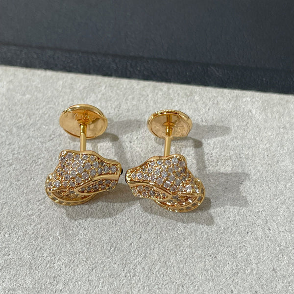 ORECCHINI CON DIAMANTI PANTERA