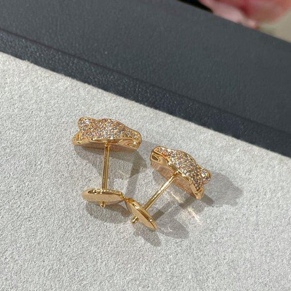 ORECCHINI CON DIAMANTI PANTERA