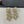 CHANE SMALL FRAGRANCE WHEAT GOLD DIAMOND EARRINGS