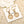 DOUBLE C MULTI HEART GOLD DROP EARRINGS
