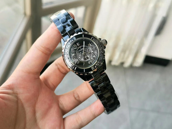 J12 Quartz 20° anniversario in ceramica nera 