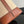 SECCHIELLO PICCOLO CUIR TRIOMPHE 24CM IN TESSUTO A RIGHE E PELLE DI VITELLO TAN
