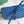 BELVEDERE PM BAG 21CM SKY BLUE CANVAS