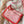 MINI HOBO BOHEME 38CM PINK CANVAS