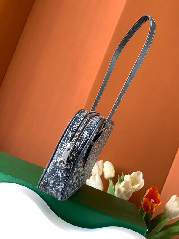 BORSA PER TOAST GOYA DI SECONDA MANO 21 CM TELA GRIGIA