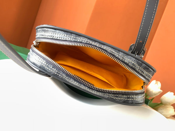 BORSA PER TOAST GOYA DI SECONDA MANO 21 CM TELA GRIGIA
