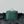 GOYA MAKEUP BOX BAG 20CM GREEN CANVAS
