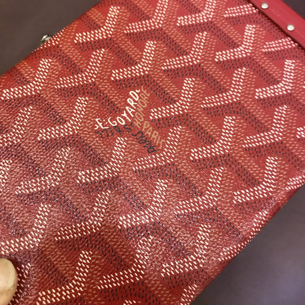BORSA MINAUDIERE TRUNK 17CM TELA ROSSA