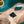 GG Marmont 22cm Turquoise Calfskin Gold Hardware