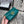GG Marmont Mini 16.5cm Turquoise Calfskin Gold Hardware