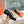 Destin Loafer Black Goatskin with Fringe Detail