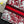 Large CD Book Tote 42cm White and Red Heart Butterfly Embroidery