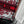 Medium CD Book Tote 36cm White and Red Heart Butterfly Embroidery