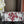 Medium CD Book Tote 36cm White and Red Heart Butterfly Embroidery