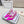 Vlogo Signature Slingback Pink Calfskin