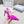 Vlogo Signature Slingback Pink Calfskin