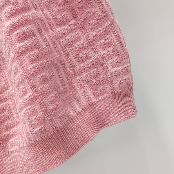 Top in maglia con monogramma PB