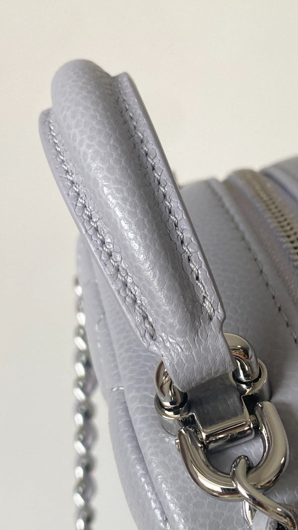 Chanel 25 Backpack 18cm Lilac Caviar Leather