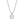 INTERLOCKING NECKLACE G PENDANT  STERLING SILVER