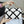 19 BORSA CON PATTA 26 BIANCO NERO PELLE DI VITELLO 