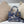 MEDIUM LADY D-LITE BLUE PALMS EMBROIDERY