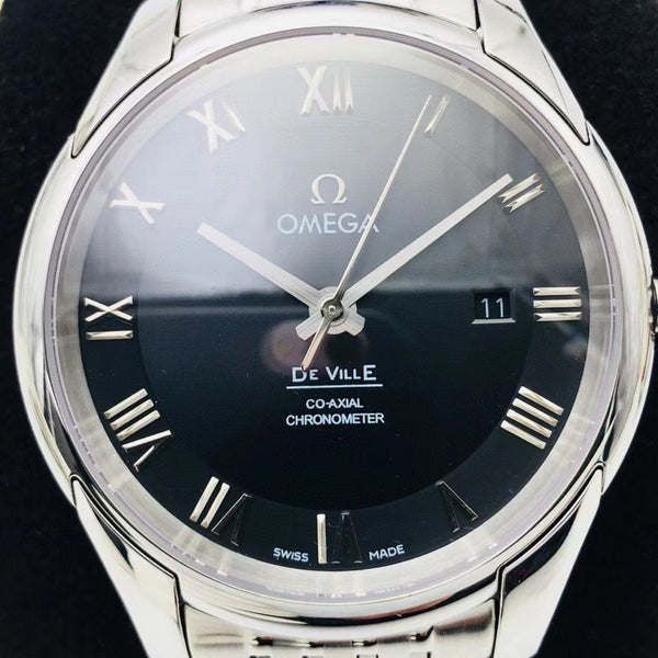 DEVILLE HOUR VISION CO-AXIAL QUADRANTE NERO IN ACCIAIO INOX 