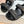 miu dad sandal black calfskin