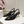 D&G High Heel Slingback Pumps Rhinestones in Black Lurex Lace