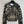 CC Sweater in Navy Blue Gold Wool and Metal Film