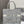 Sac cabas CD Book moyen 36 cm Tigre brodé gris argenté